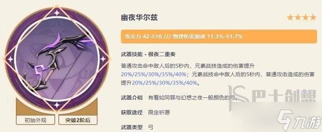 原神4.5下半武器池值得抽吗 4.5下半武器池介绍