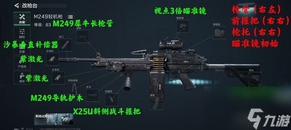 三角洲行动M249使用攻略