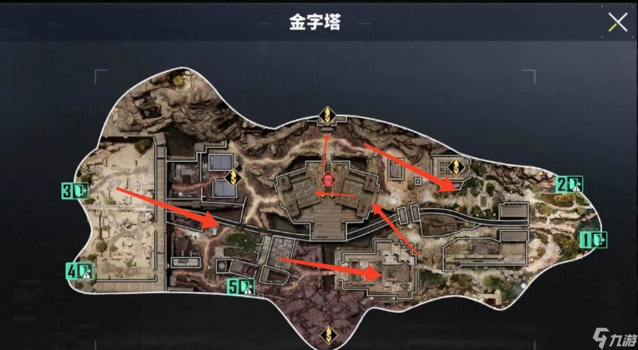 萤火突击金字塔地图摸金路线