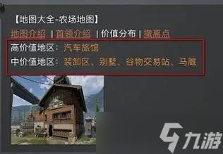 暗区突围农场大金刷新点