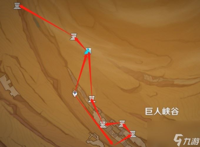 原神巨人峡谷圣章石地图位置一览