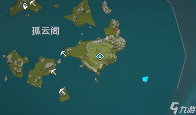 探索原神鸣海栖霞宝箱位置一览（海上探险）