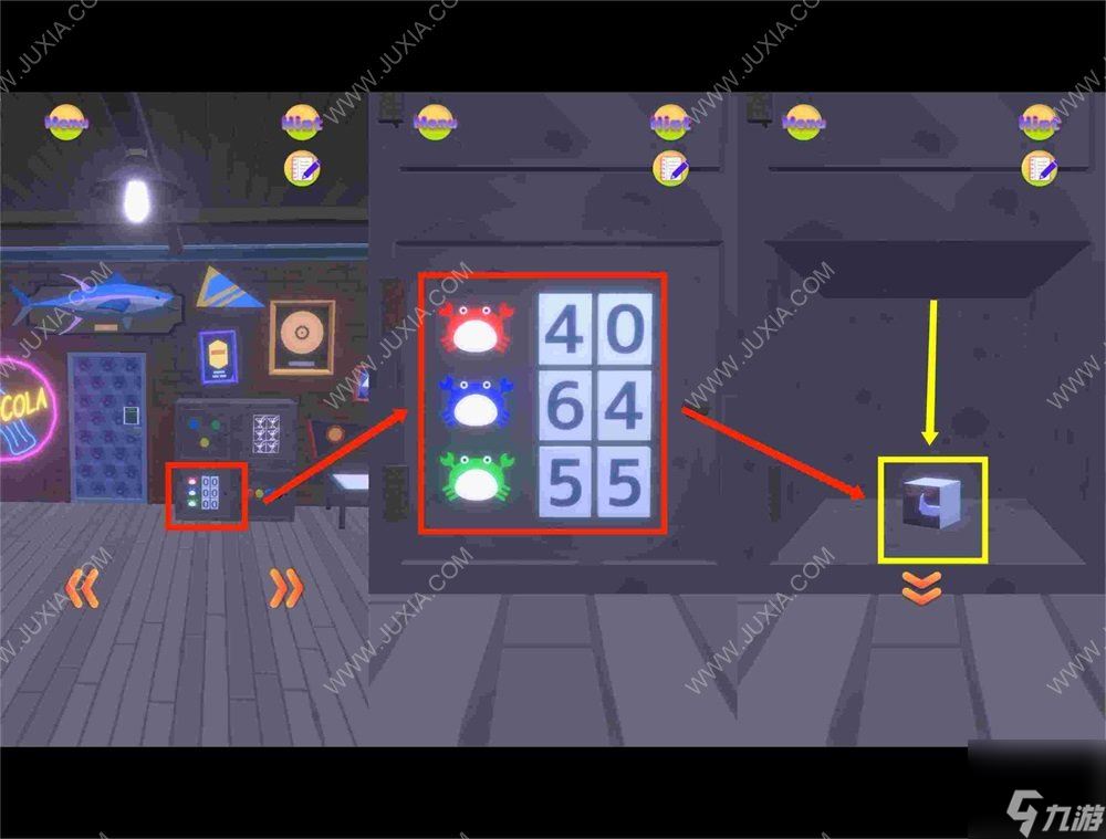 EscapeGameNightBar通关攻略 螃蟹密码是多少