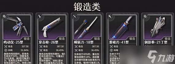 鸣潮武器锻造方法